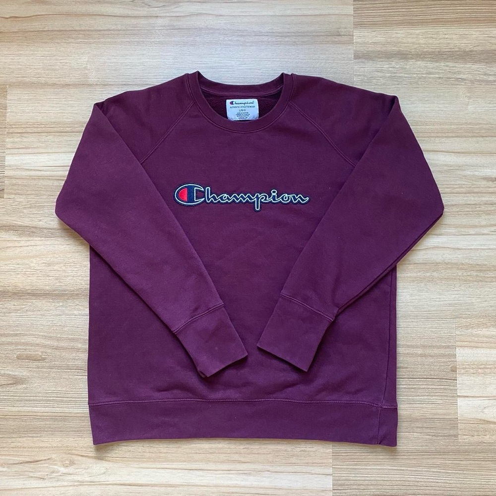 Purple Champion crewneck